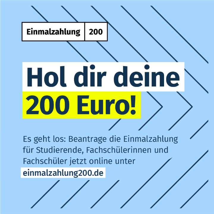 Offizielles Werbe-Banner: Hol dir deine 200 Euro!